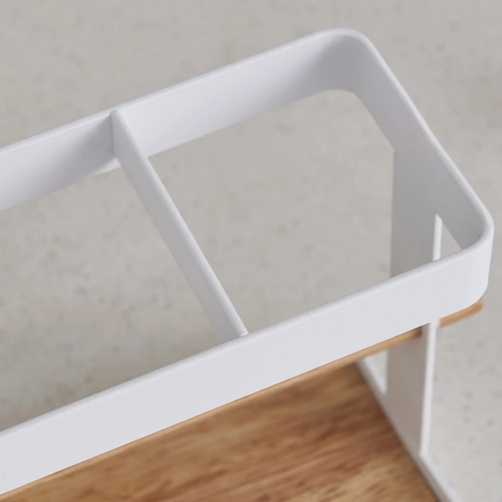 

1Pc Desktop Shelf Tableware Storage Rack Fashion Multifunction Simple Wrought Iron Kitchen Life Supplies Rack Forks Storage Rack