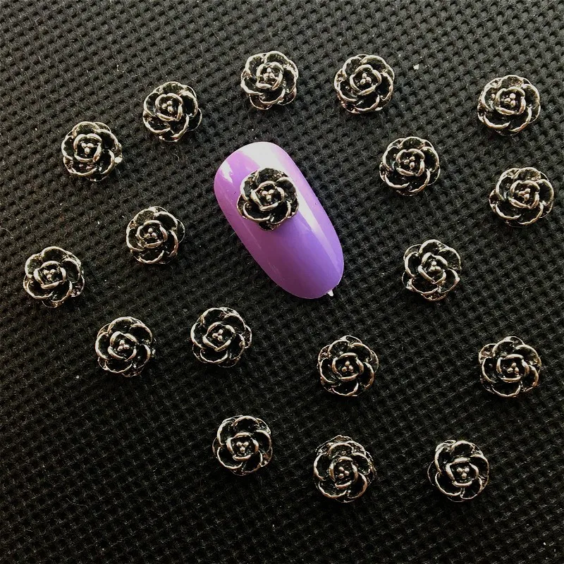 Аксессуары для дизайна ногтей в стиле панк металл 20 шт.|Стразы и украшения| |