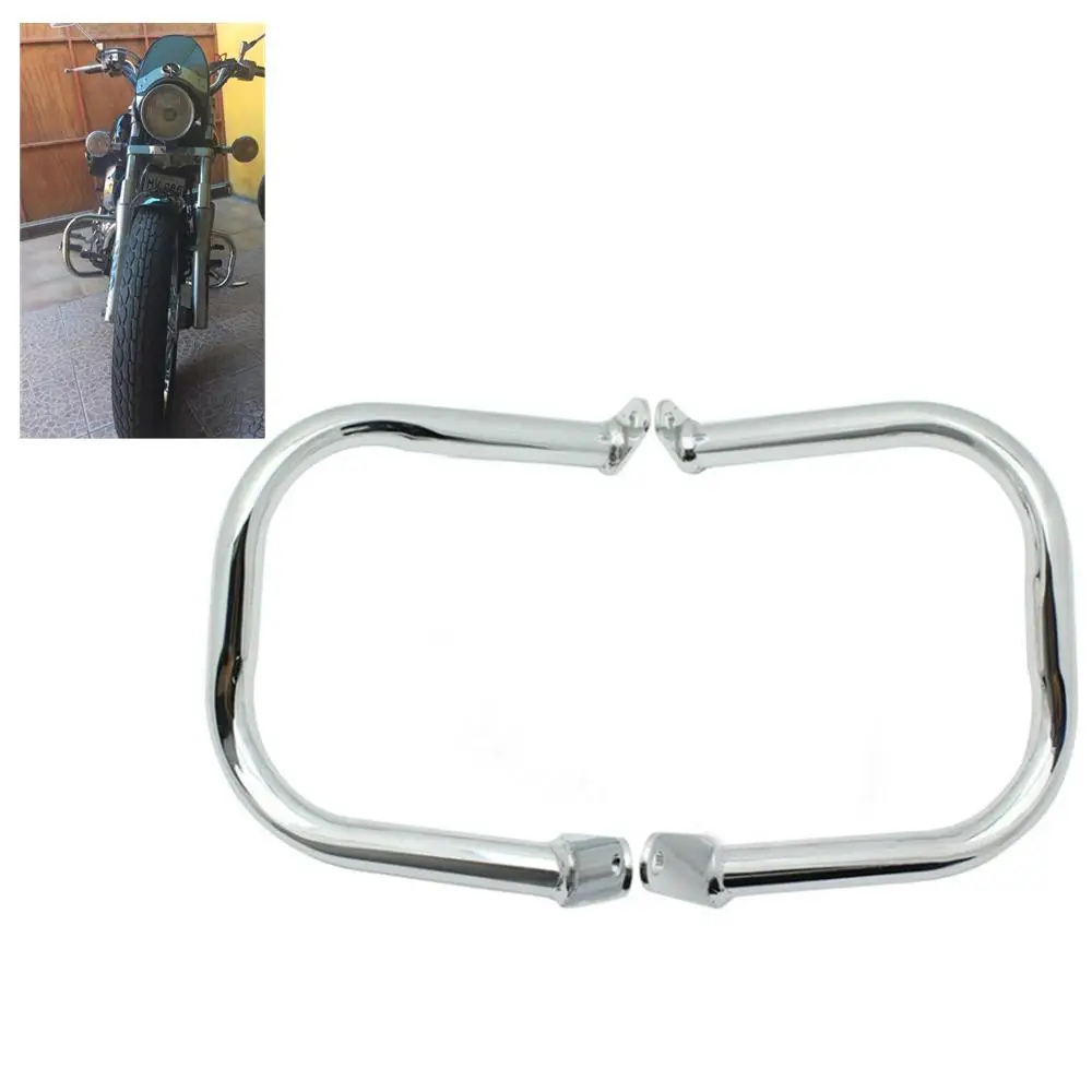 Защитный бампер для мотоцикла Бампер безопасности Yamaha Vstar 400 650 Classic Custom Dragstar DS400 1996