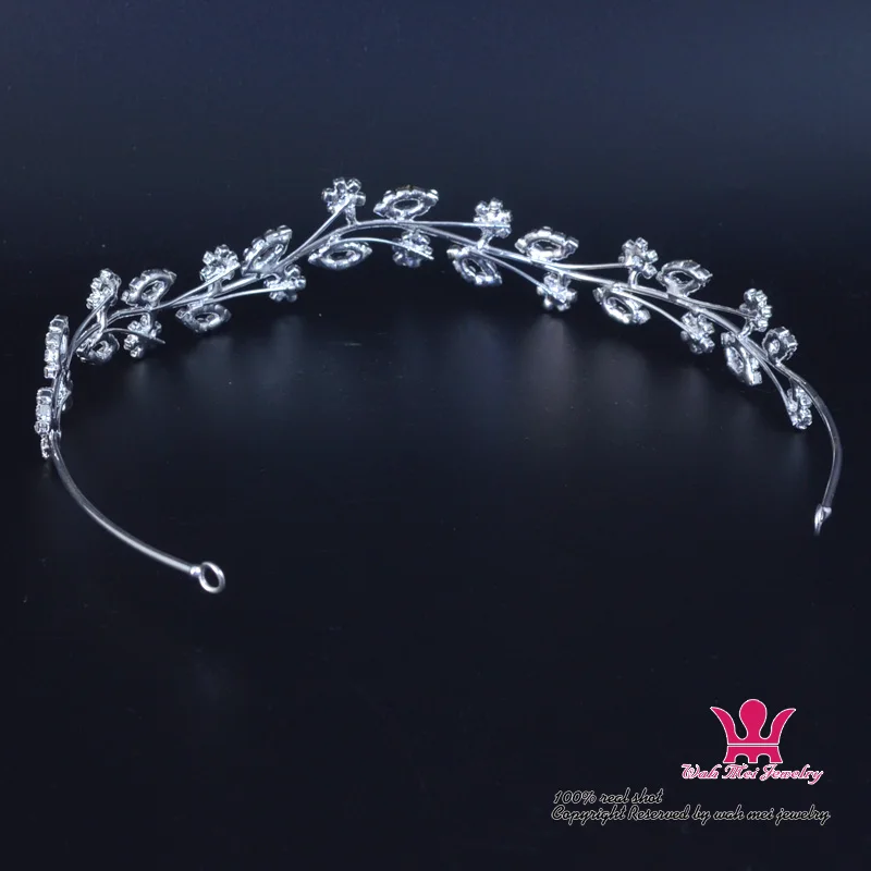 Тиары и короны для невесты свадебные аксессуары волос с цветами в стиле