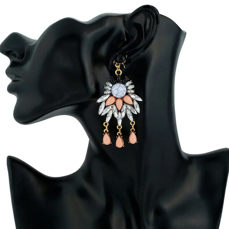 Гламур Модные женские серьги для женщин 2018 ручной работы Boucles Doreille Femme Циркон
