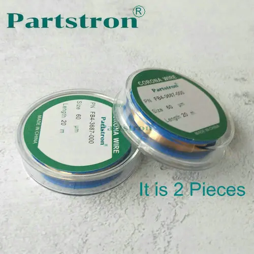 

2Pieces Partstron FB4-3687-000 CORONA Wire, 0.06MM (20M) for Canon 5055 5065 5075 5050 5570 6570 5070 5000 6000 5020 6020