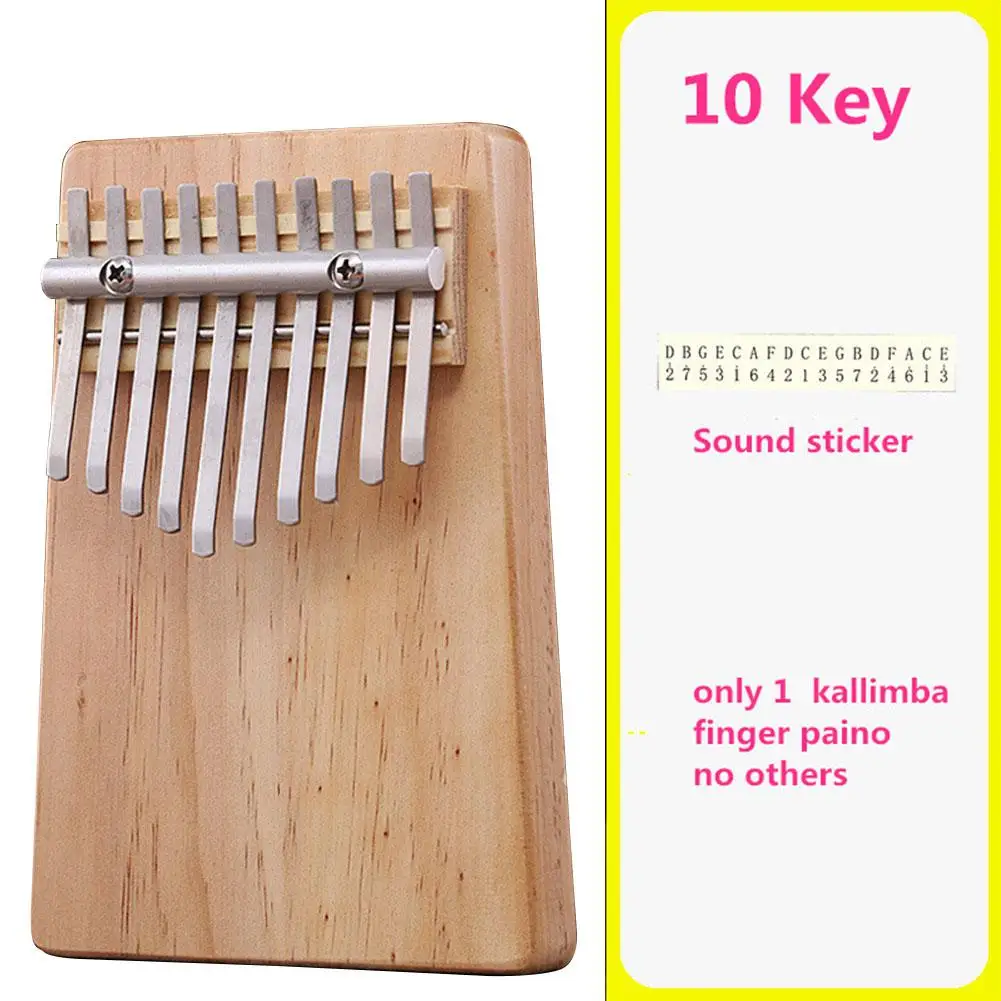 None! Следите за 10 ключ Kalimba игрушечное пианино детская и взрослая музыка палец