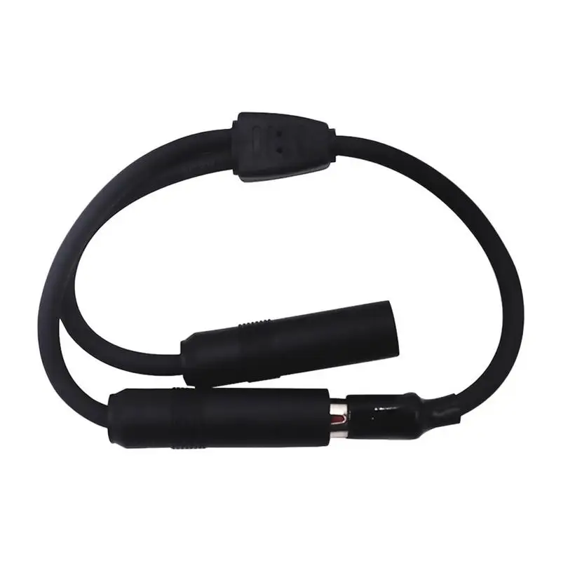 

Car Antenna Cable Adapter Aluminum Plug in 1 for 2 Radio Antenna Extension Cable