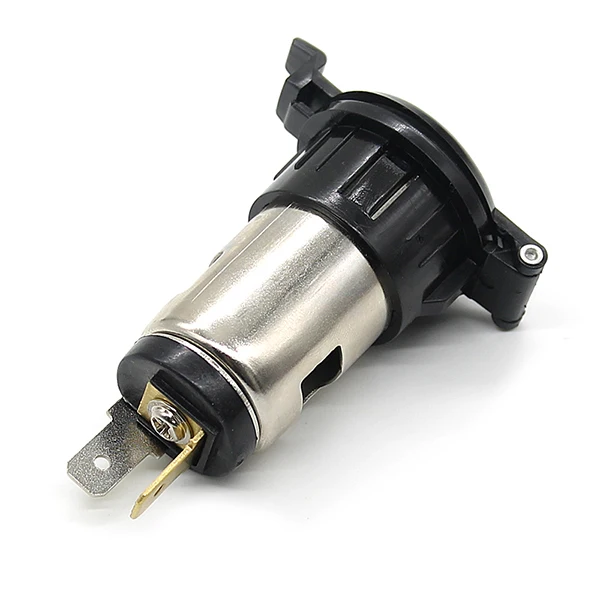 12 V 120 W Автомобильный мотоцикл прикуриватель розетка питания (черный +