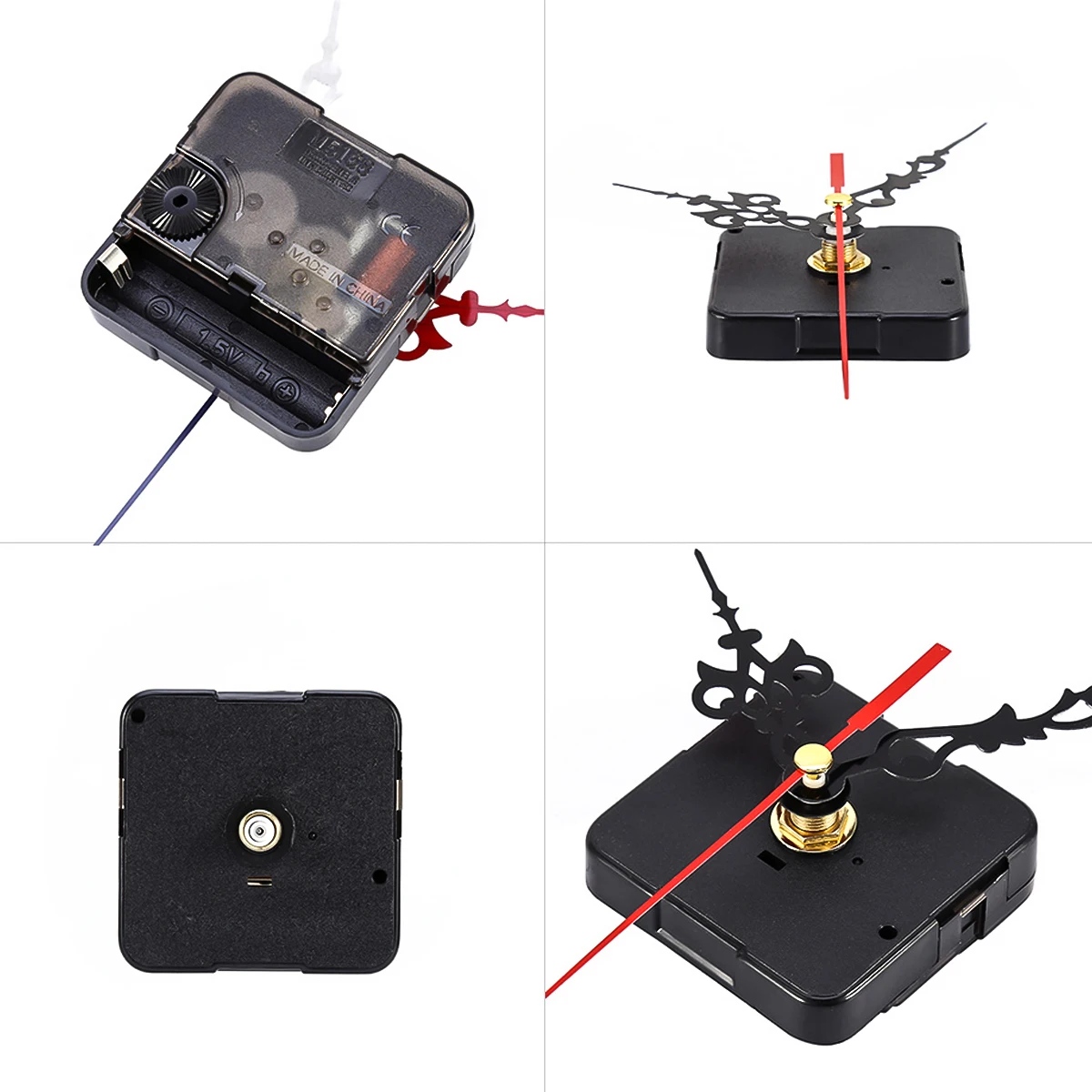 

Mute Quartz Wall Clock Movement Mechanism DIY Repair Part Set 12mm Spindle Long Quartz Clock Movement