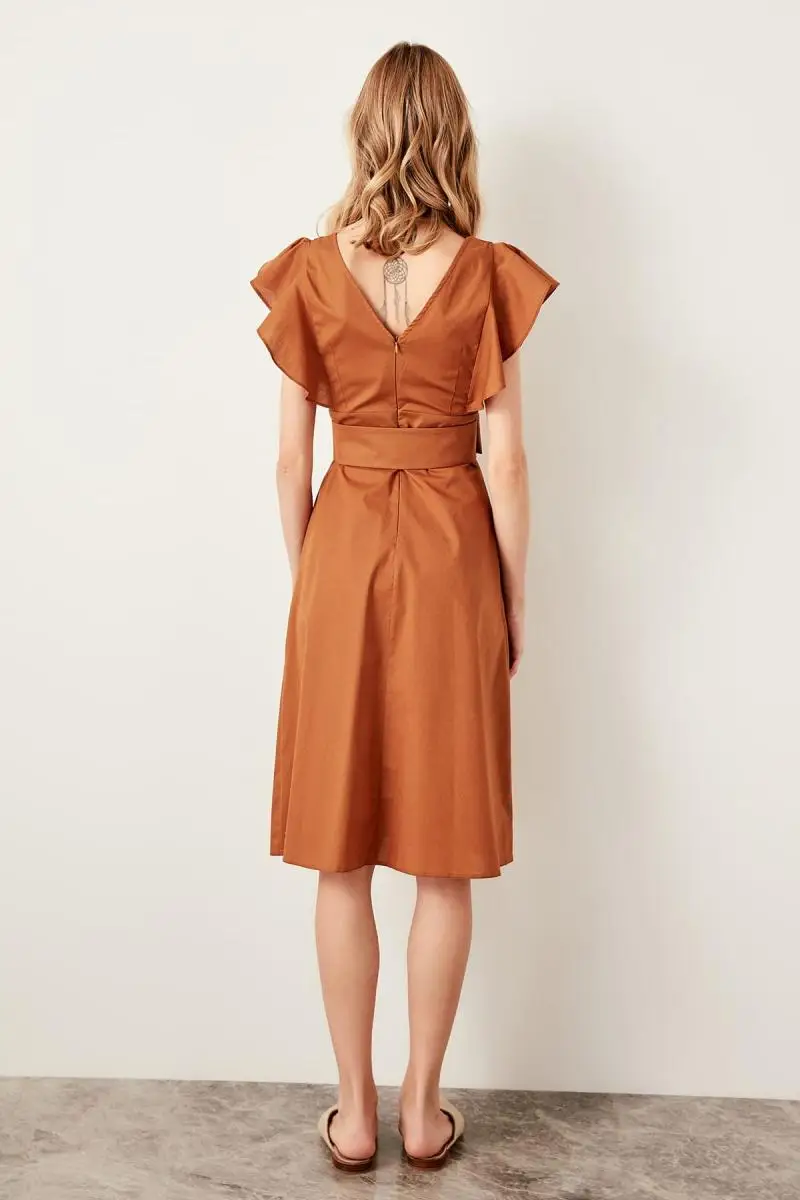 Trendyol платье с поясом TWOSS19XO0073|Женские платья| |