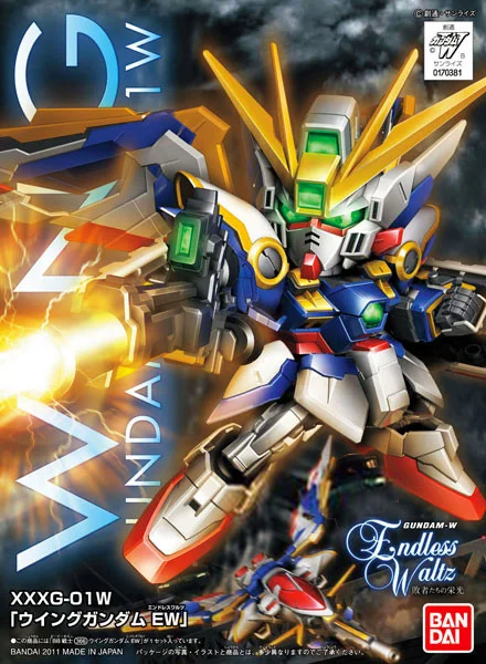Набор моделей Bandai Gundam SD BB 366 wing EW для мобильного телефона фигурки героев детские