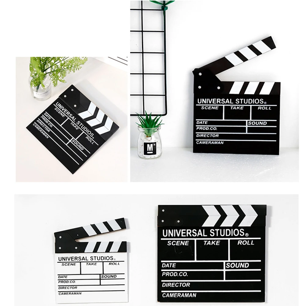 Деревянные ремесла украшения режиссер Видео Сцена Clapperboard ТВ фильм Хлопушка