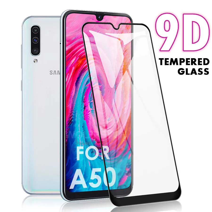 9D закаленное Стекло Крышка для samsung Galaxy A90 A80 A70 A60 A50 A40 A30 A20 A10 Экран протектор M10 M20 M30 защитная пленка