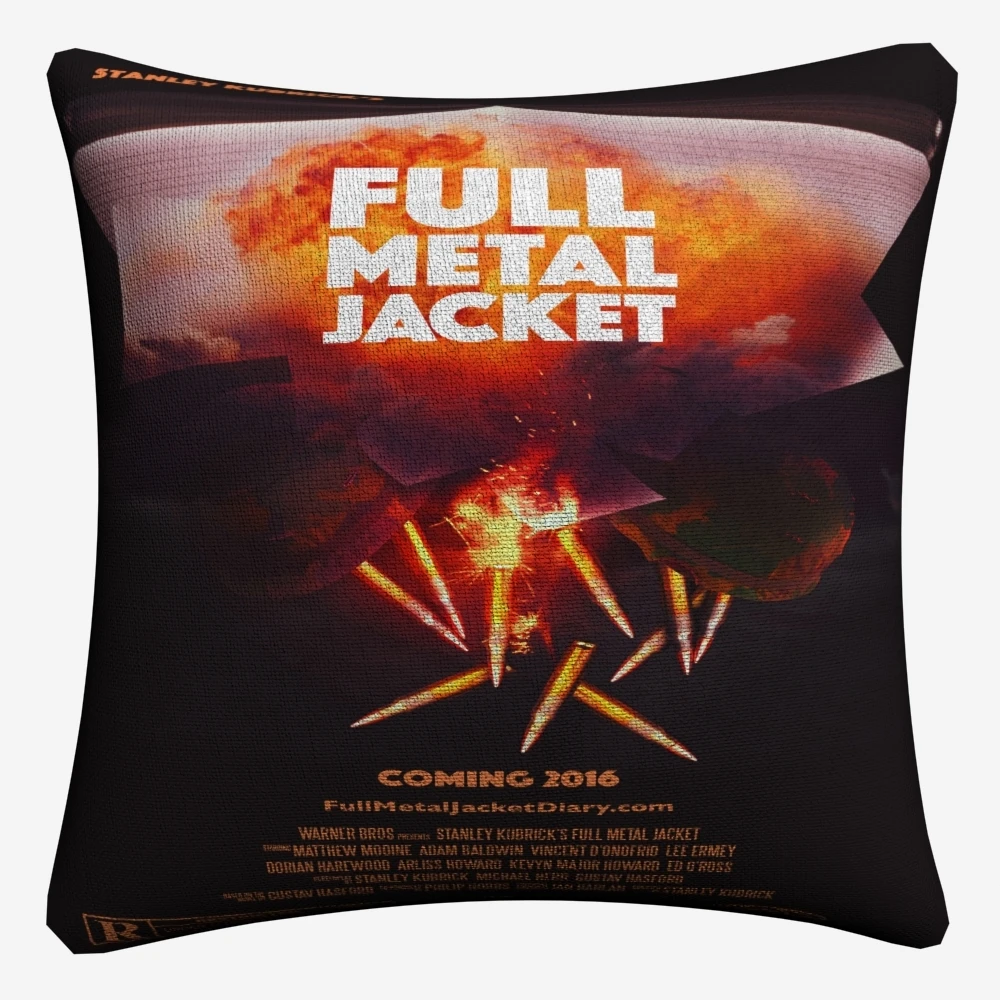 Full Metal Jacket War Movie Art Decorative Cotton Linen Cushion Cover 45x45 cm For Sofa Chair Pillowcase Home Decor Almofada | Дом и сад