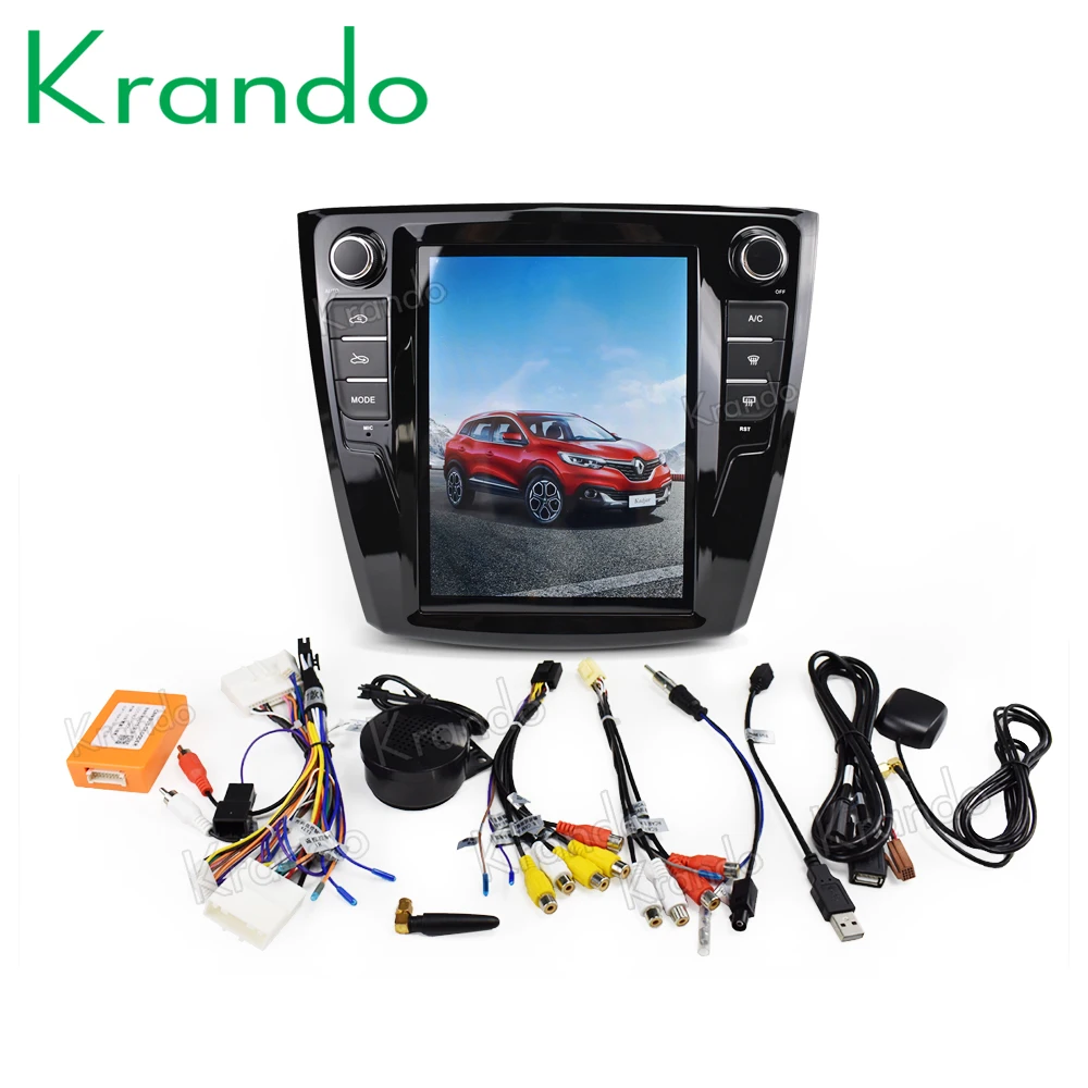 Krando Android 8,1 10," Tesla стиль вертикальный экран автомобильное аудио-радио для Renault Kadjar gps навигационный плеер развлечения wifi
