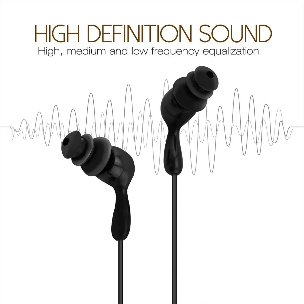 Проводные спортивные наушники CHYI недорогие игровые стерео Hi-Fi водонепроницаемые