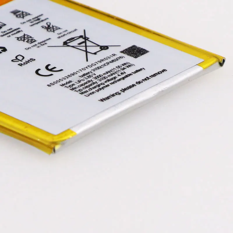 JRZ для BQ V 3100 (1ICP4/63/76) батарея телефона 3000/3100 мАч Высокая емкость сменные батареи с