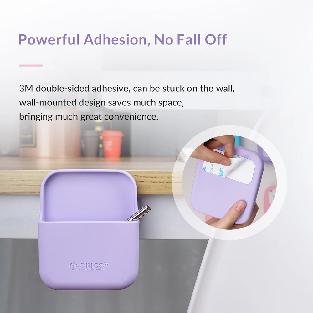 ORICO красочные силиконовые настенные коробки для хранения Контейнер защитный