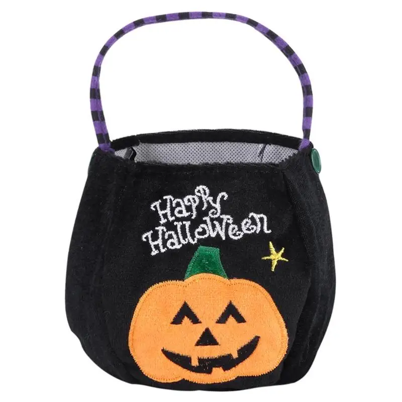 На Хэллоуин с надписью Trick или Treat конфеты мешок дети держатель сахара мешки
