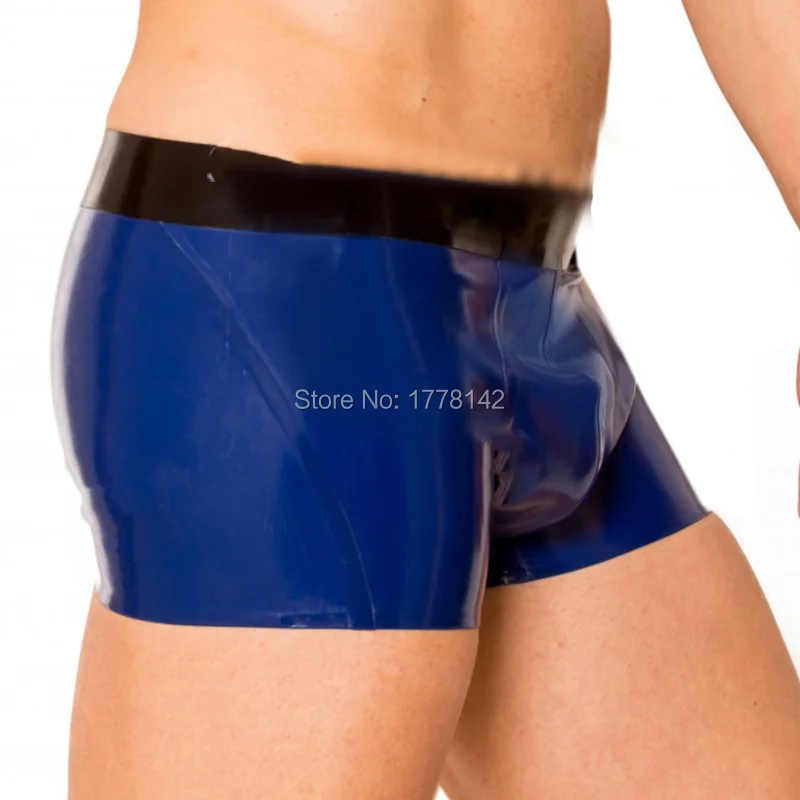 Latex Rubber Fetish Men Underwear Underpants Sexy boxer | Тематическая одежда и униформа