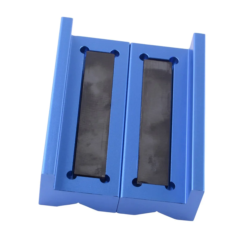 Синие алюминиевые тиски SPEEDWOW Защитные вставки для масляного шланга с магнитной