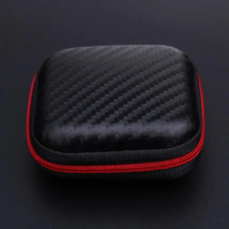 Квадратный чехол гарнитура Bluetooth наушники мини кабель коробка для хранения