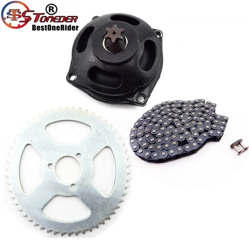 Шестерня STONEDER T8F Chain 6T Задняя звездочка 54T для детских мини мотоциклов 2 тактный 47cc