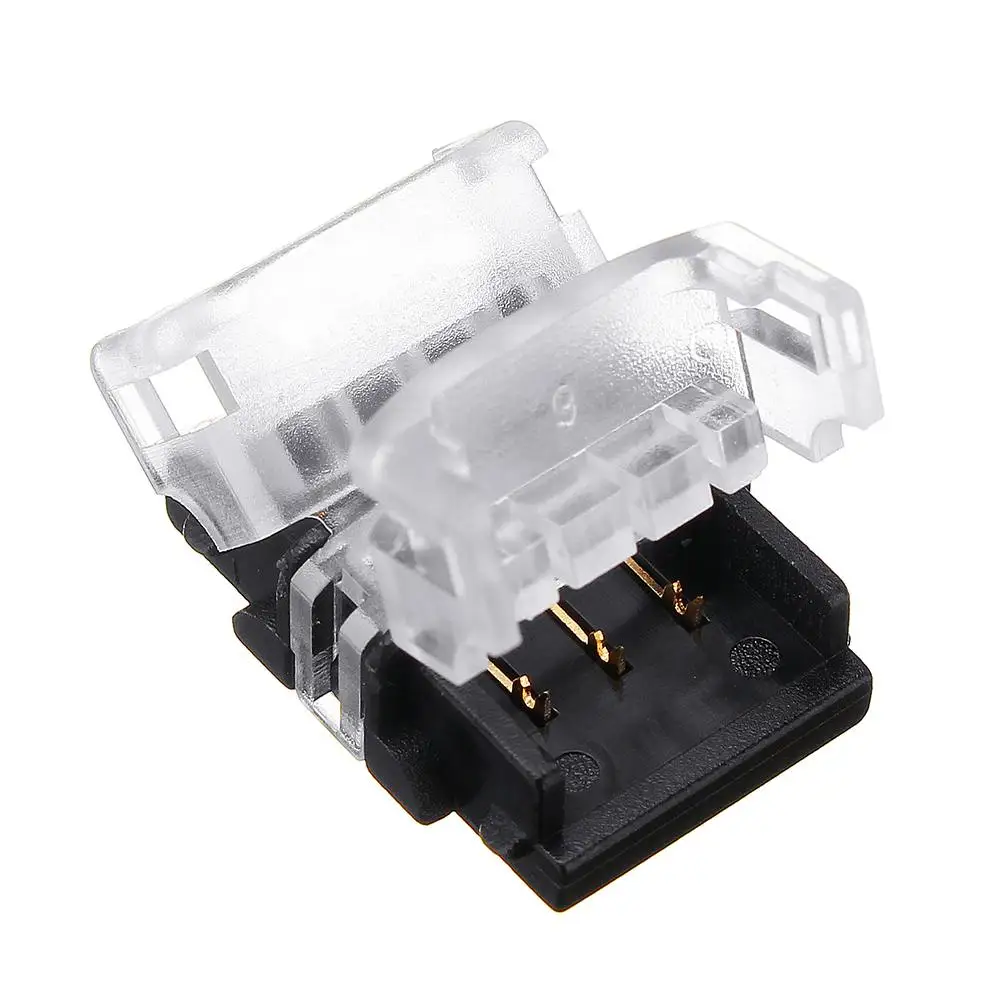CLAITE 10 шт 3 Pin мм IP20 плата к плате Светодиодная лента разъем терминала для 1903 2811 2812 RGB