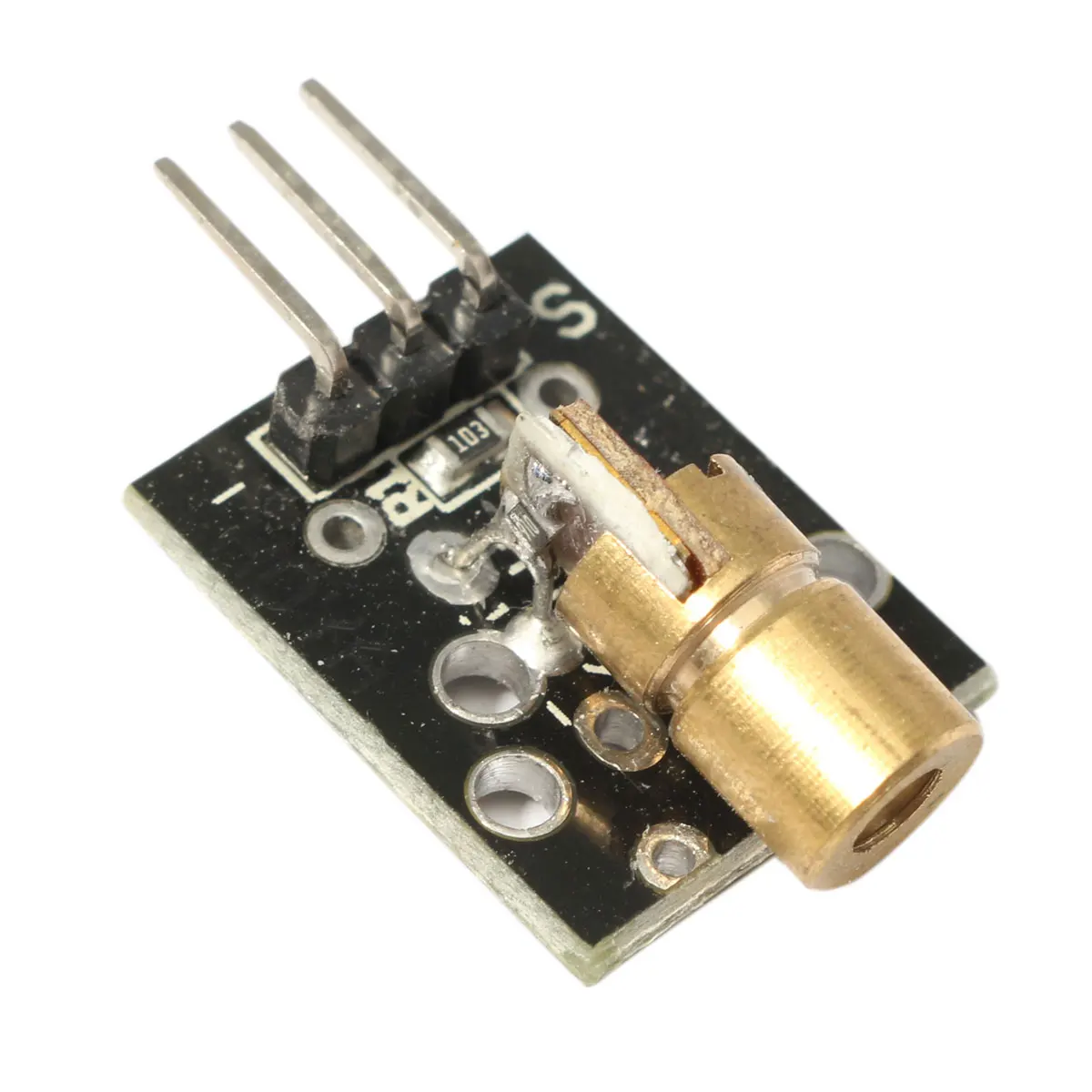 5 штук упак. плата модуля датчика для Arduino AVR PIC KY 008 лазерный передатчик Черный 650нм