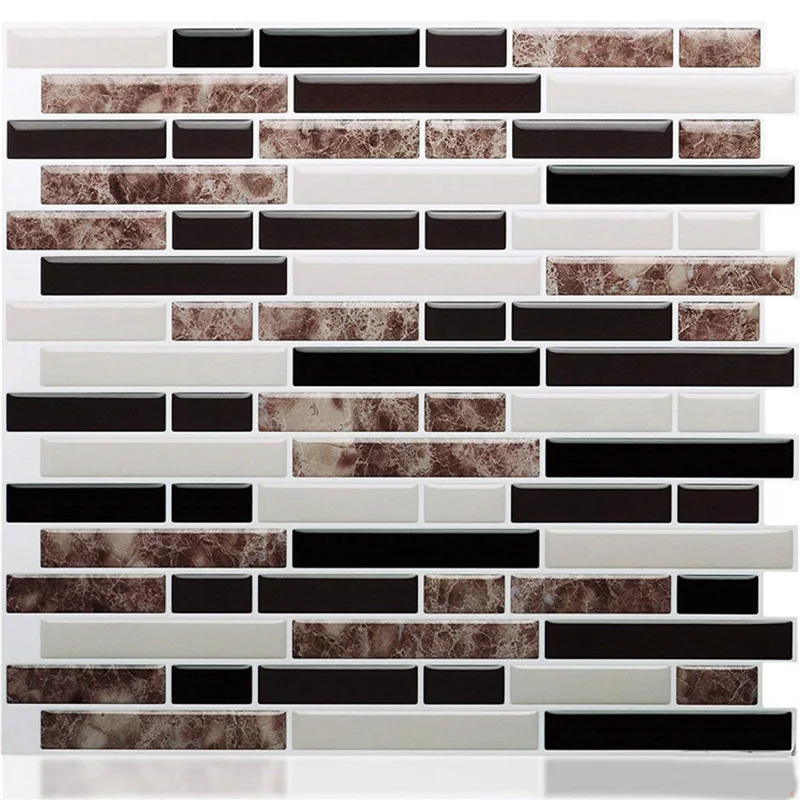 3D настенная наклейка плитка кирпич Самоклеящаяся мозаика кухня ванная комната