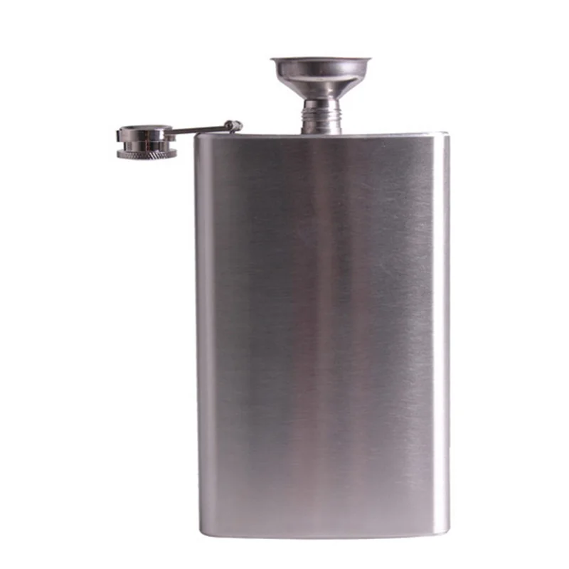 Stainless Steel 10oz Hip Drink Liquor Whisky Alcohol Flask Screw Funnel Cap DC120 | Дом и сад