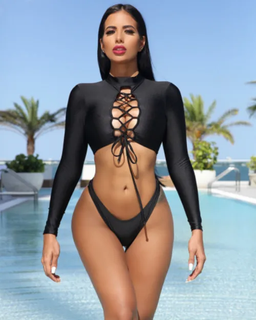 Bikini Set Women's Padded Swimwear Push-up Bra Swimsuit Beachwear Bathing Suit |