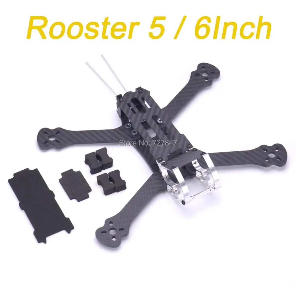 Новый Квадрокоптер Rooster 5 дюймов 230 225 мм/6 255 мм FPV Racing Drone рама для фристайла