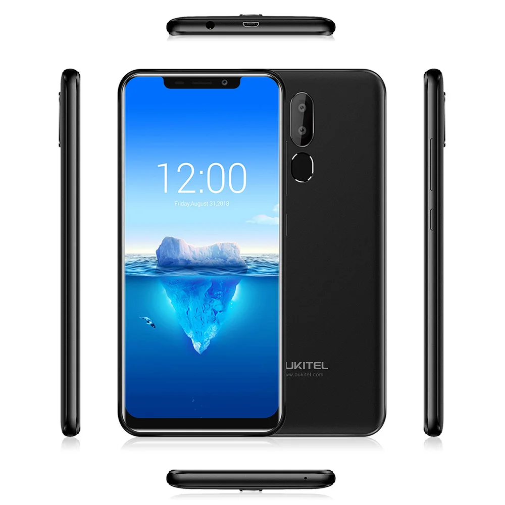 OUKITEL C12 Pro 4G смартфон 6 18 дюйма 4 ядра 2 Гб Оперативная память 16 Встроенная Face ID 3300