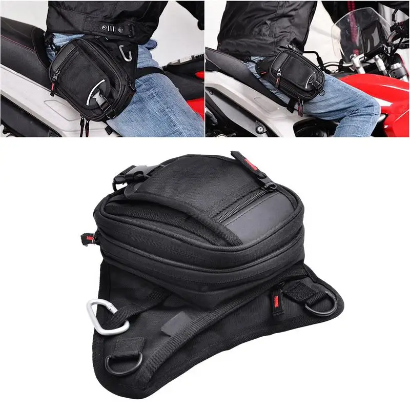 Сумка для мотоцикла на ногу поясная водонепроницаемая оксфордская