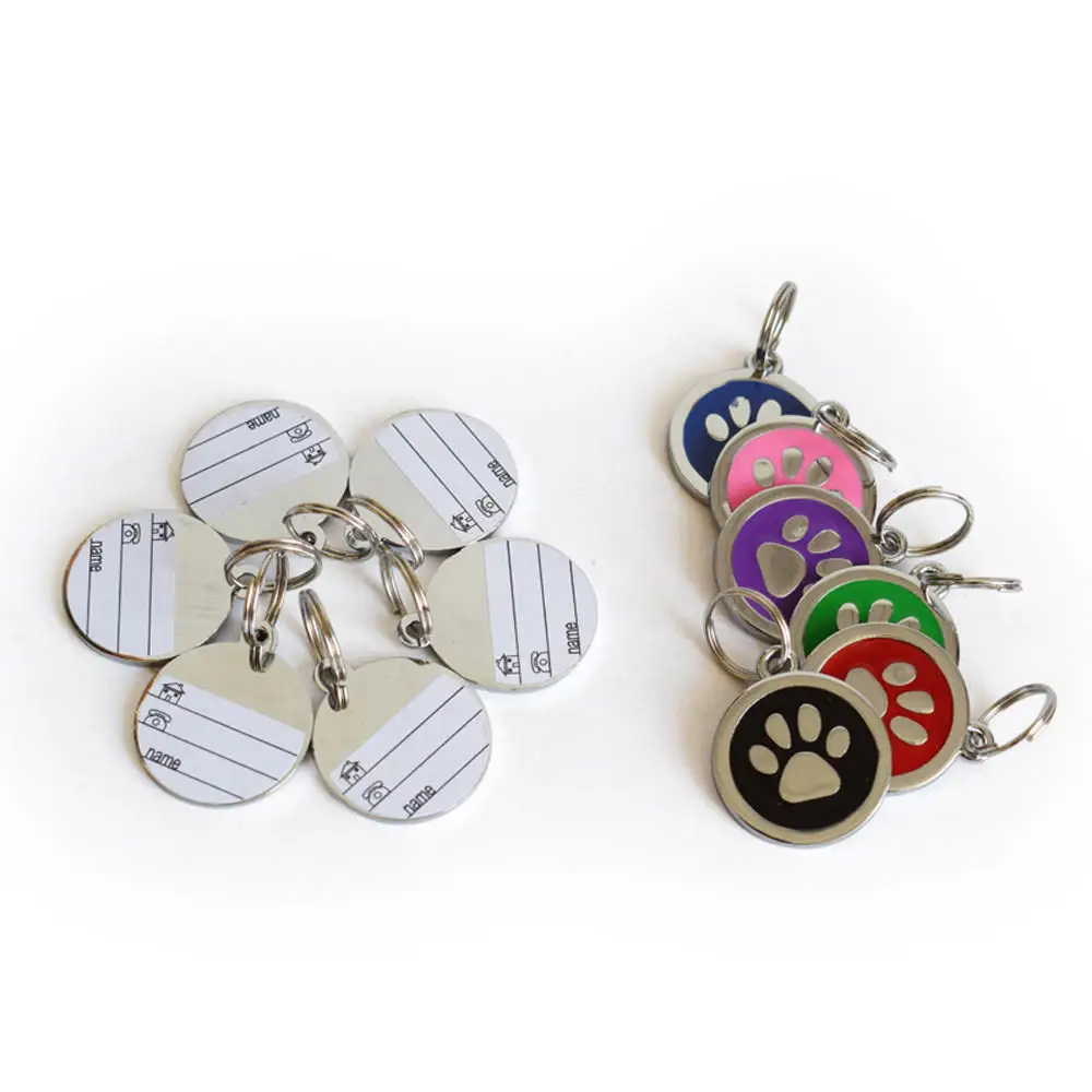Модная подвеска для питомца ID этикетка кошачье имя ПЭТ популярная карта против