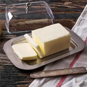 Контейнер для масла из нержавеющей стали, прозрачная акриловая крышка