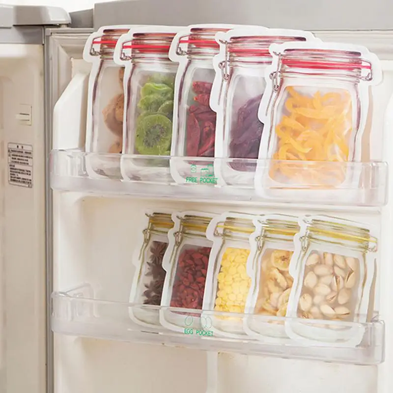 Mason Jar пластиковый контейнер для пищевых продуктов портативный бытовой