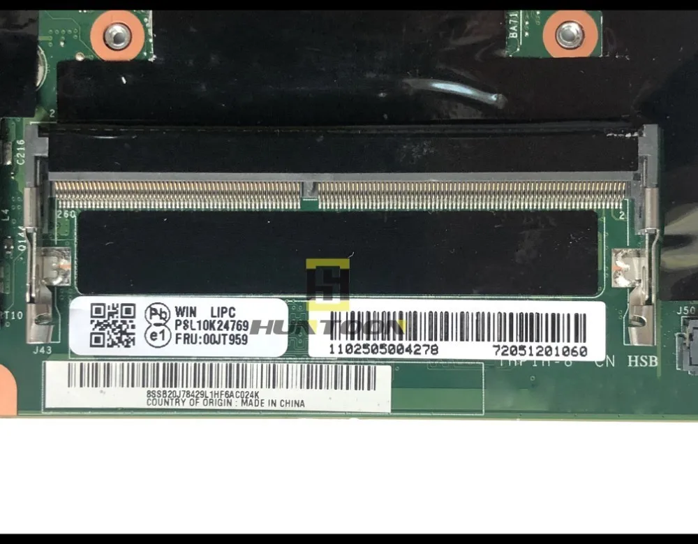 Высокое качество FRU 00JT959 для ноутбука Lenovo ThinkPad T460s материнская плата со
