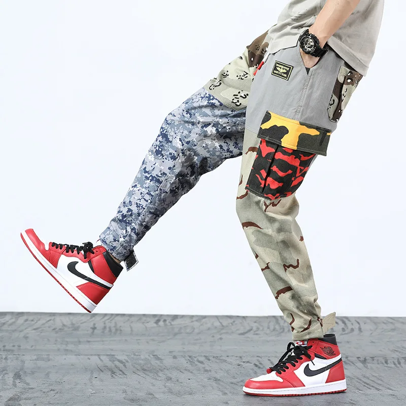 

Camouflage Pants New Suits Pants Men Casual Man Pants a Carreau Man Loose Pant S-3XL