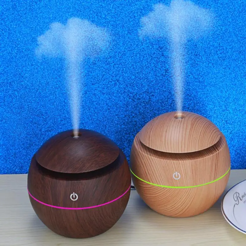 2019 светодиодный цветной USB Интеллектуальный индукционный увлажнитель древесины
