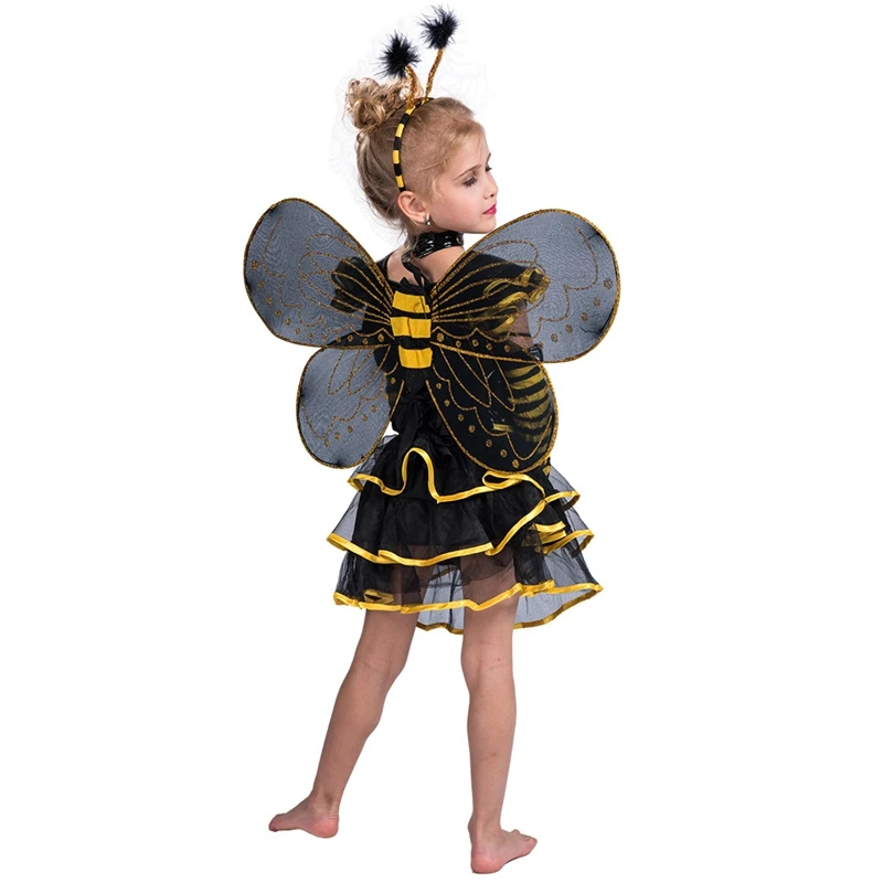 Little Girls Halloween Punky Bee Costume Set | Тематическая одежда и униформа