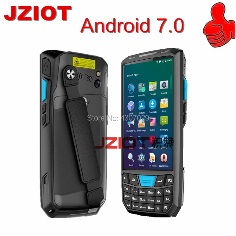 IP66 прочный промышленный кпк карманный компьютер беспроводной Android сканер штрих