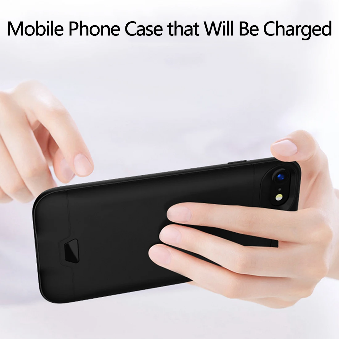 Для iphone 7 8 зарядное устройство 8200 мАч портативное Внешний аккумулятор чехол для