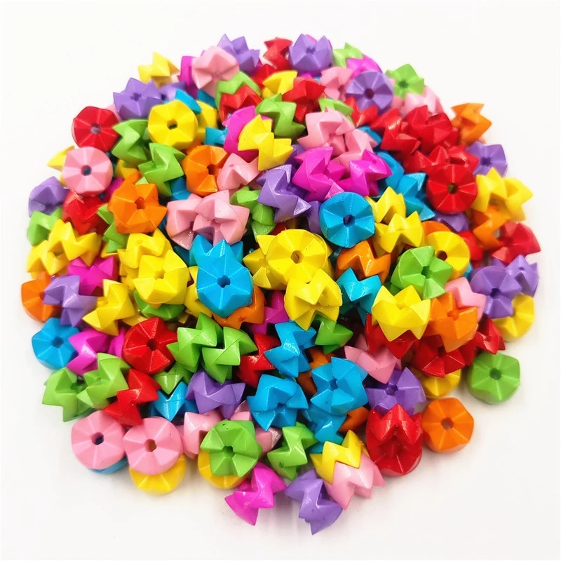 Пластиковые ювелирные аксессуары для DIY браслета подвески свободные бусины 50