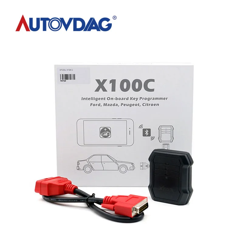 XTOOL X100C X100 C автоматический ключевой программист для Fo rd/Mazda/Peugeot/Citroen 4 в 1 pin кодовый