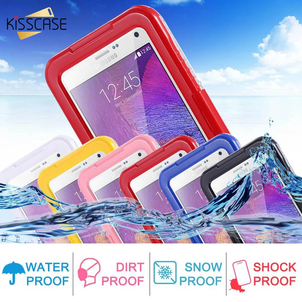 KISSCASE подводный прозрачный водонепроницаемый чехол для телефона Samsung Galaxy S8 Plus S7 Edge