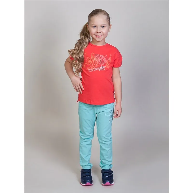 Футболка трикотажная Sweet Berry для девочек|Тройники| |