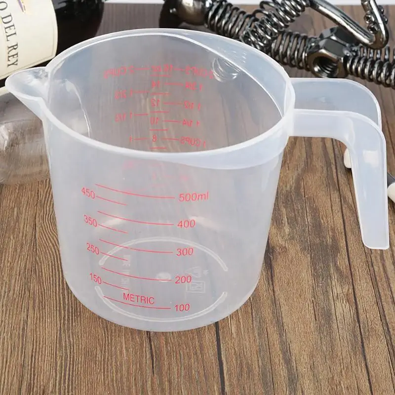 Кухонные 250/500/1000 мл Пластиковые мерные стаканчики кувшин для заливки носика