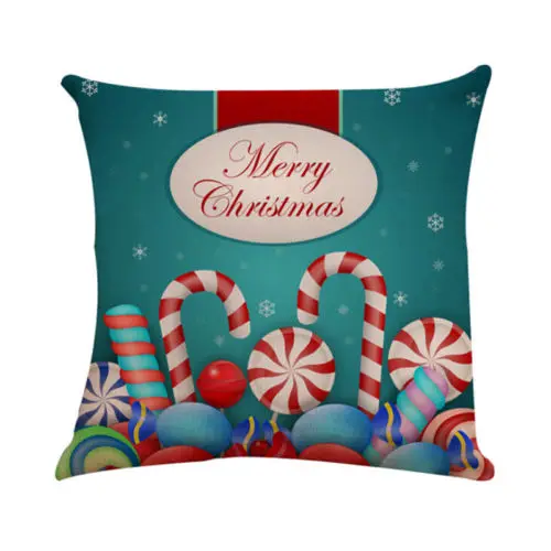 45x45 см веселый рождественский хлопковый комплект полотняный спальный диван