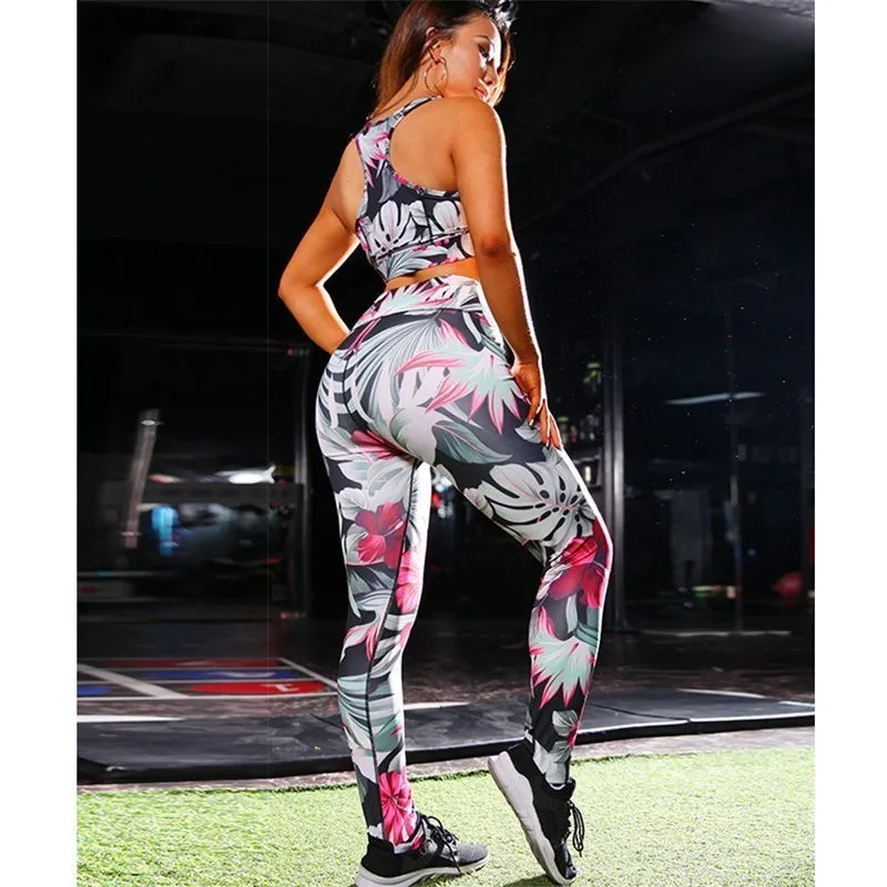 Тренировочный фитнес тонкий спортивный костюм Леггинсы для женщин Йога