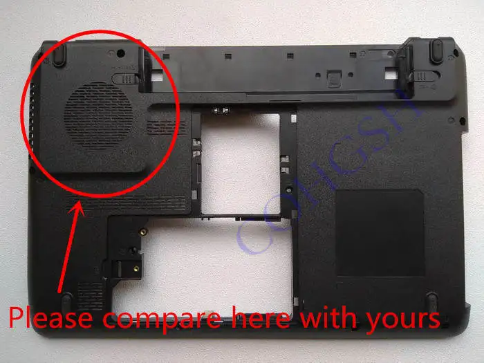 Новый оригинальный Базовый Нижний чехол Нижняя крышка для TOSHIBA C600 C640 V000250050 без USB |