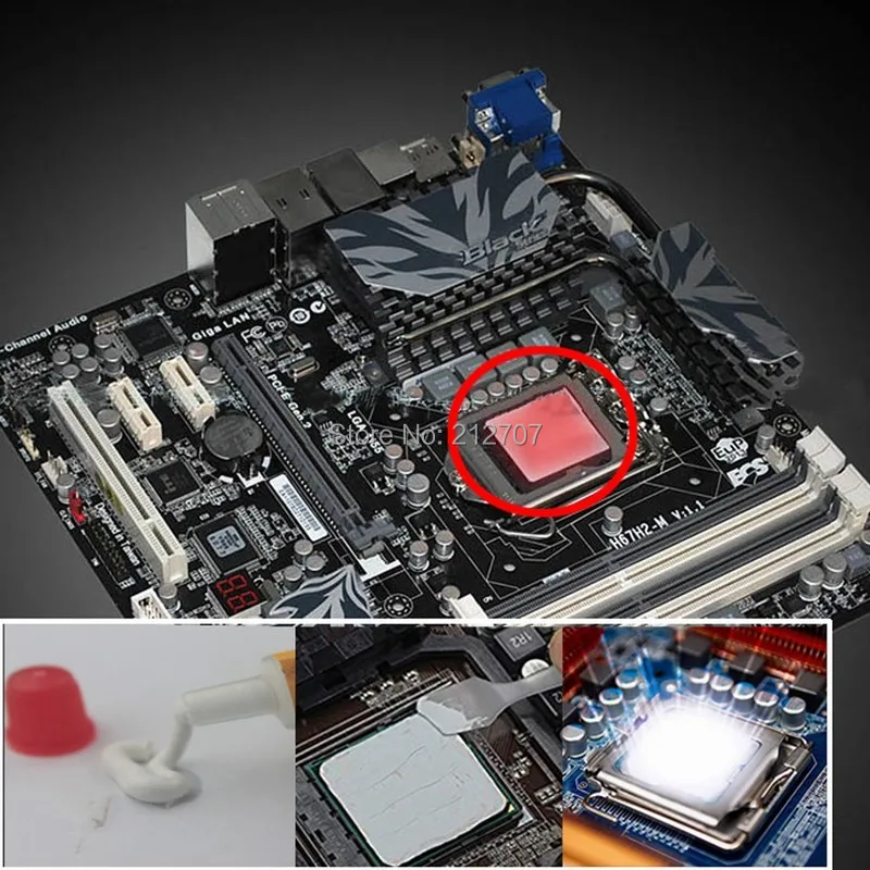 100 шт. белая термопаста Heaksink соединения для процессора vga карты 1g|thermal paste|cpu thermal
